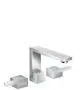 AXOR-HG-3-Loch-Waschtischarmatur-Axor-Edge-Diamantschliff-chrom-46051000 gallery number 1